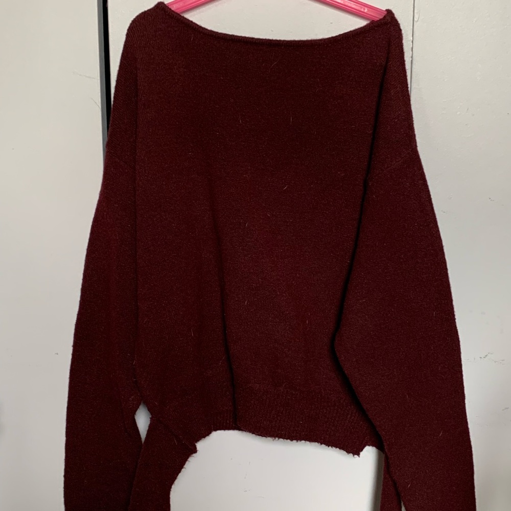 Pull bourgogne/ burgundy sweatshirt